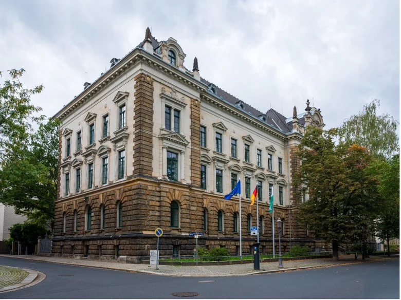 Historisches Gebäude des Sächsischen Staatsministeriums der Justiz