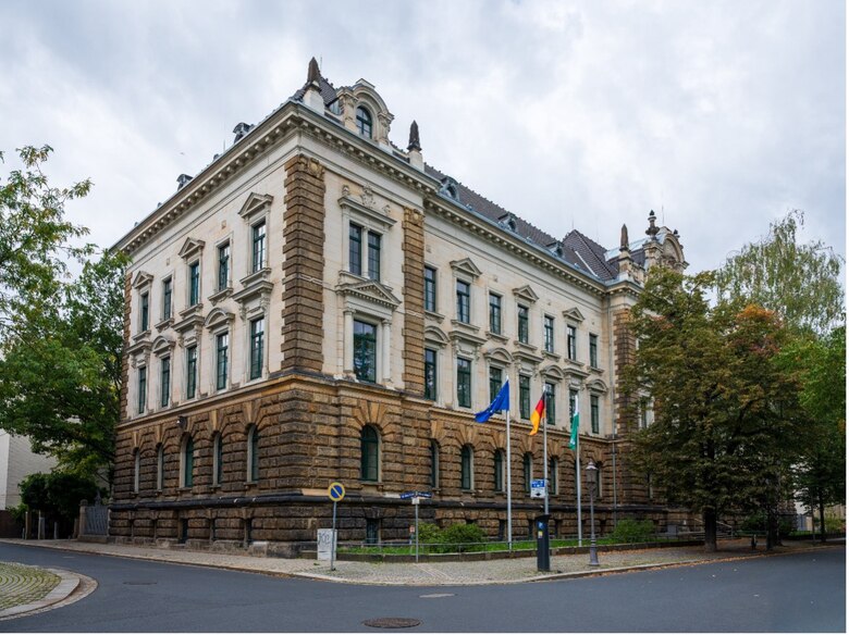 Historisches Gebäude des Sächsischen Staatsministeriums der Justiz