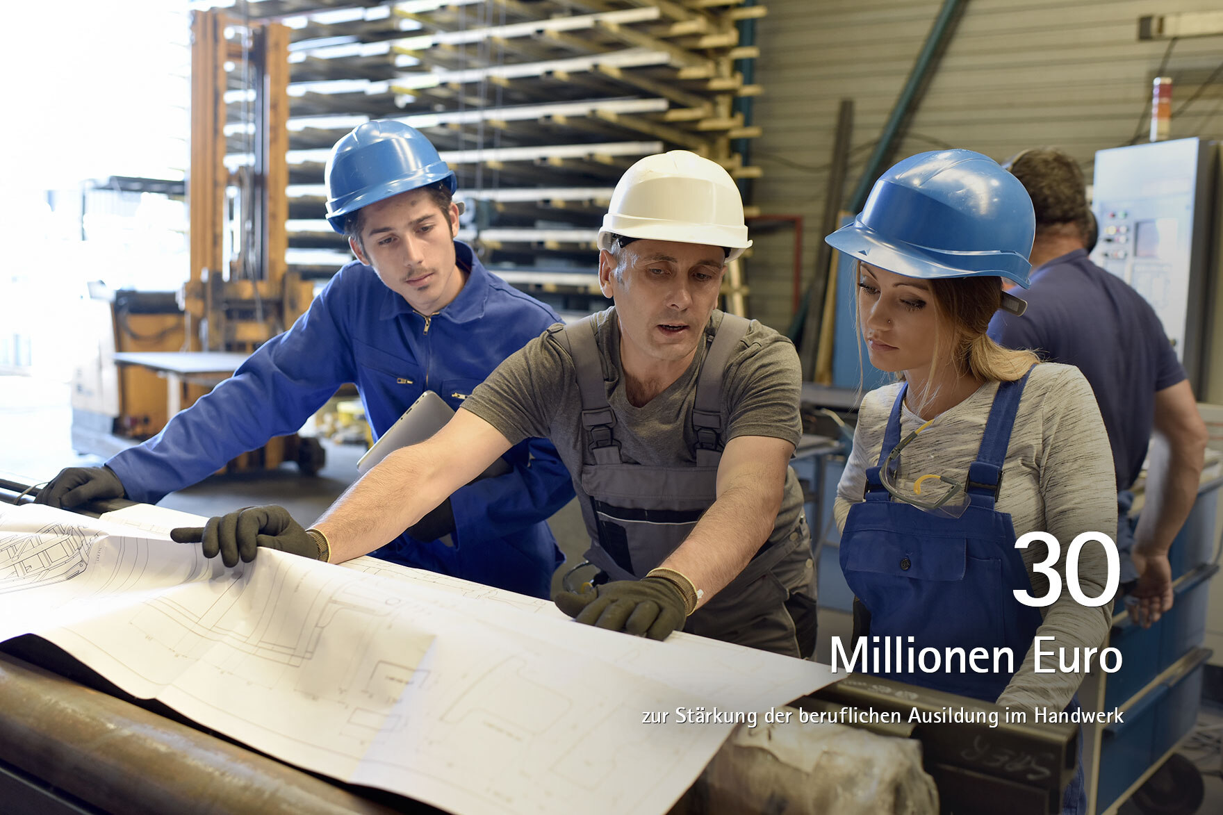 30 Millionen Euro zur Stärkung der beruflichen Ausbildung im Handwerk