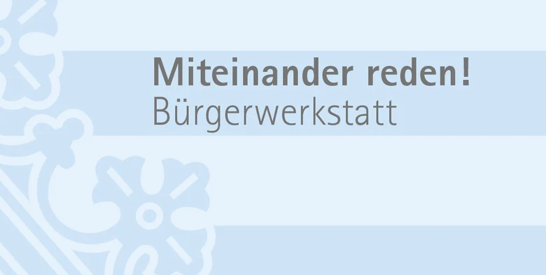 Stilisierte Wappenelemente des Freistaates Sachsen mit blauen Streifen.