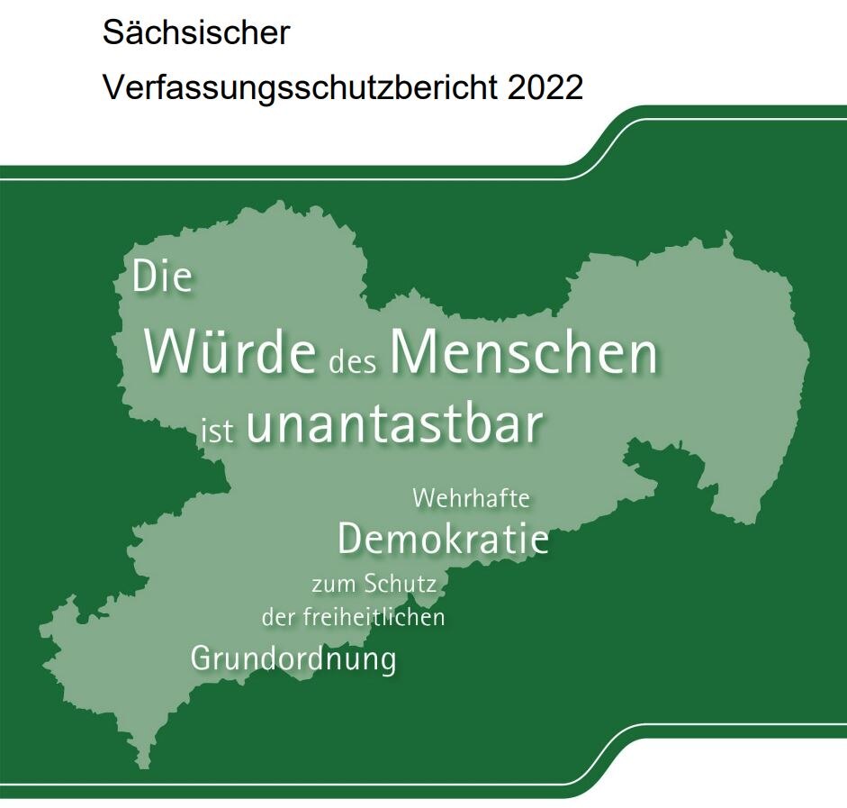 Eine stilisierte Sachsenkarte